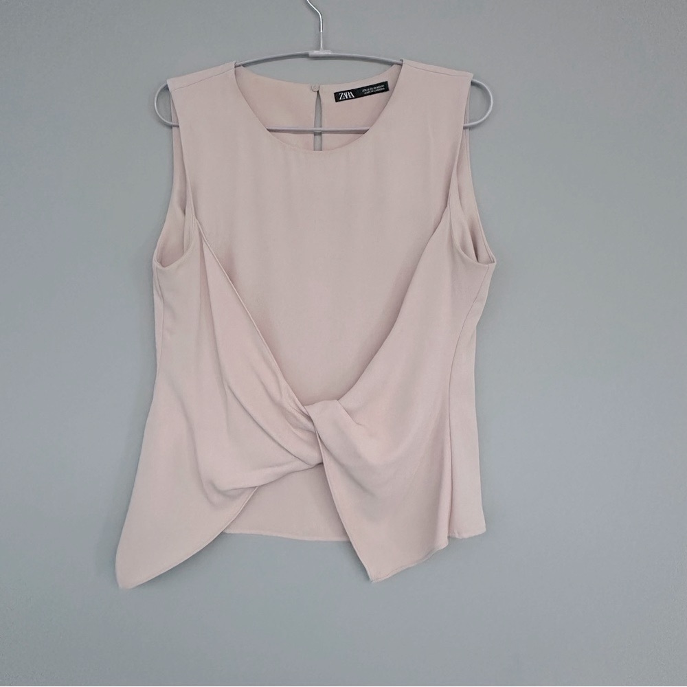 Zara Women’s Pink Sleeveless Top Size Medium
